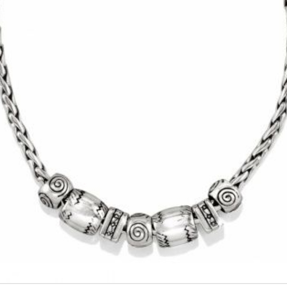Brighton Jewelry - Brighton "Calypso" Two-tone Scroll Bead Necklace